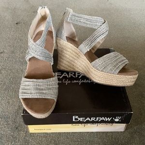 BearPaw Women’s Begonia Espradille Wedges Size 11